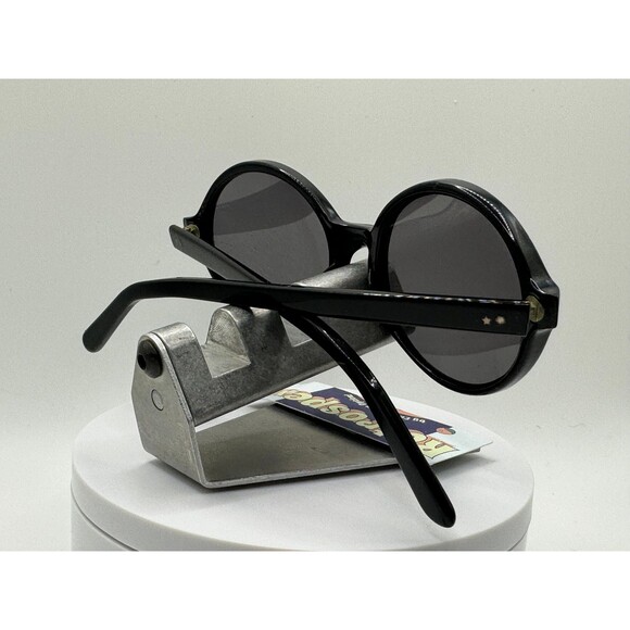Vintage Refurbished Sunglasses | Round Plastic Frame Grey Lenses Retro 1960’s main image 5